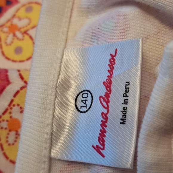 Charming Kids Dress with Heart Pattern - Picture 4 of 5